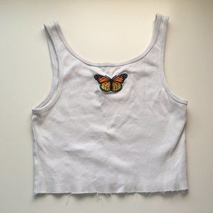 Brandy Melville Butterfly Tank Top